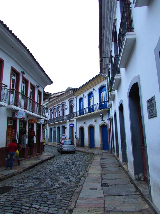 Rua histórica de Ouro Preto